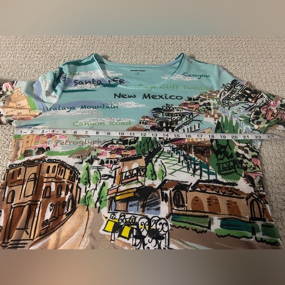 Allison Daley New Mexico Print Long Sleeve Top - Picture 6 of 7